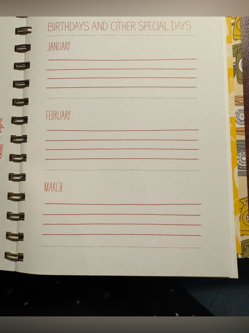 Julia Rothman and Chronicle Books analog address book - Picture 5 of 8